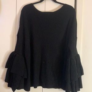Ruffle Sleeve Sweater
